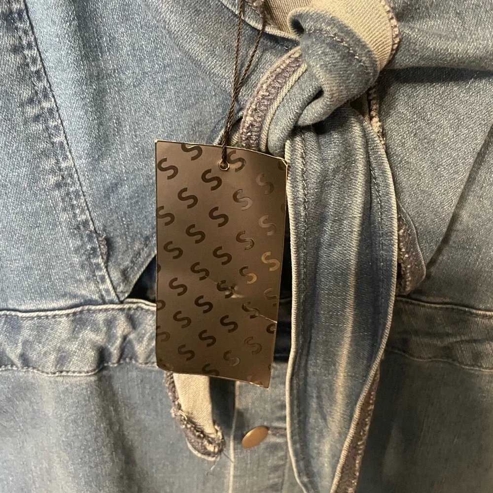 SHEIN Blue Denim Dress - Picture 4 of 12